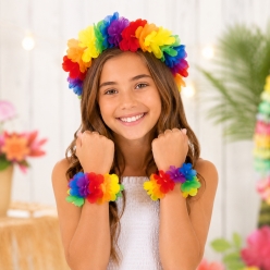 Luau Lei Wearable Pack - 3 Pc